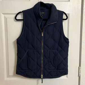 J crew vest navy